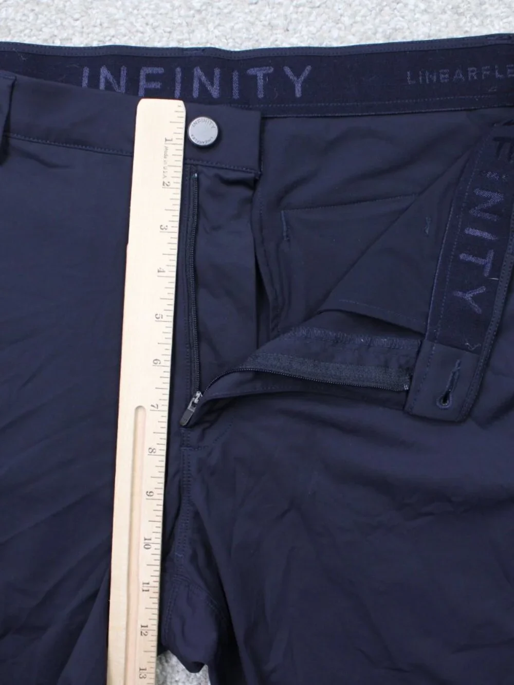 Infinity Linearflex Shorts Mens 34 Blue Performance 9